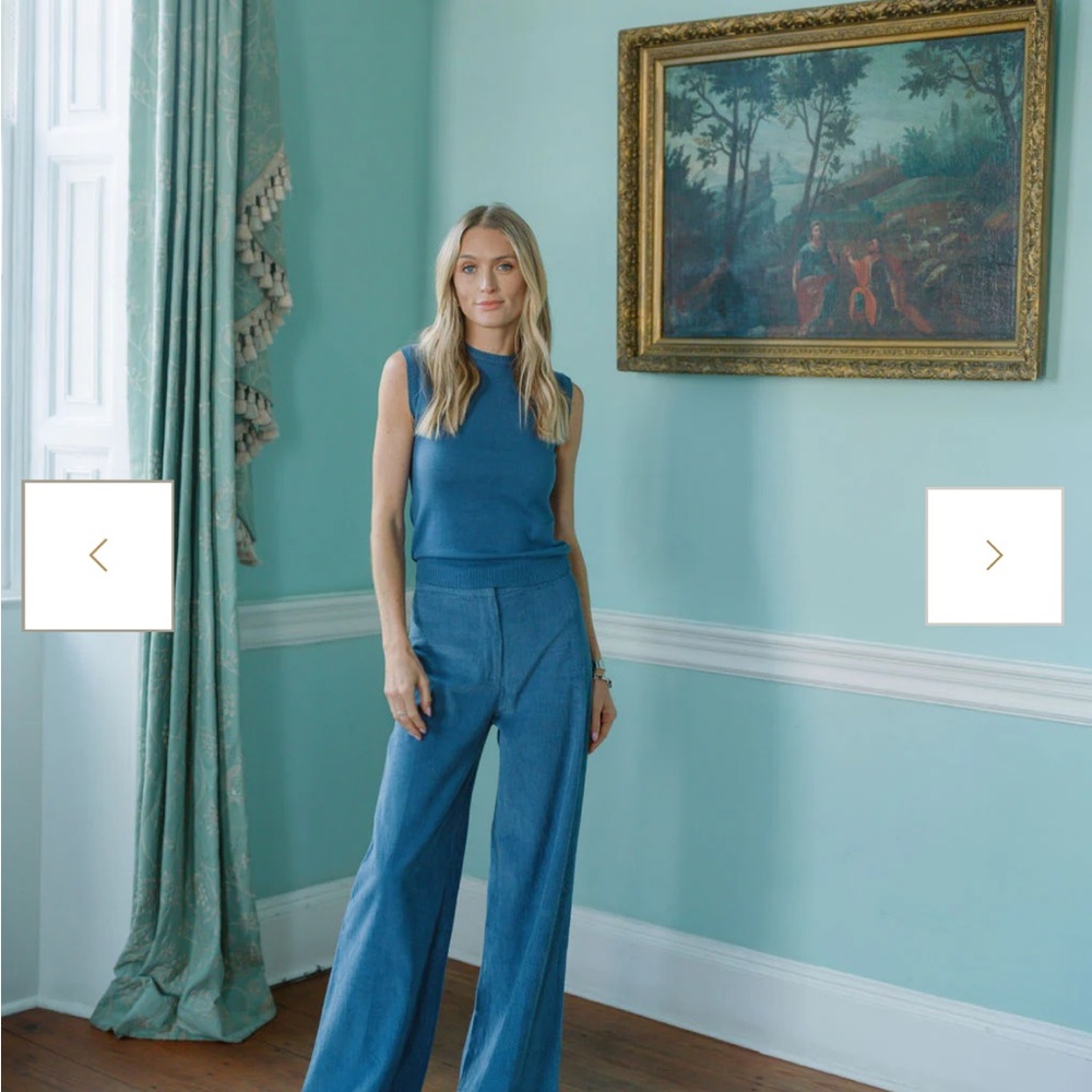 Julia Amory Julia Pant in Azure NWT Size L